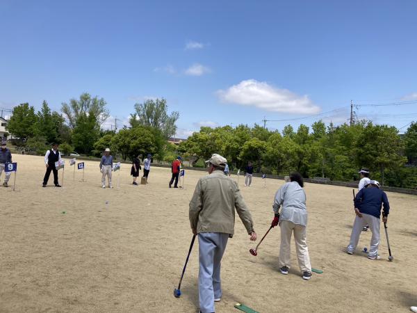 山口町老人クラブ連合会 ふれあいグラウンドゴルフ大会の画像| 葬祭会館ゆうあいホール【公式】 神戸市北区のご葬儀･お葬式のことなら