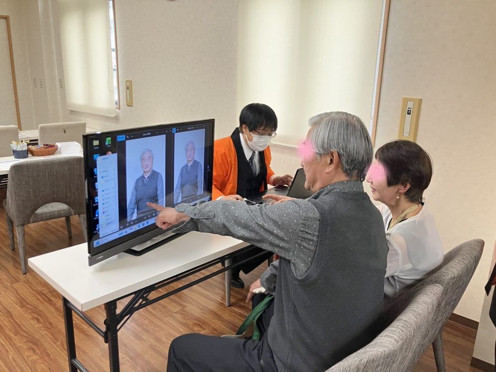 遺影写真撮影会を開催しましたの画像| 葬祭会館ゆうあいホール【公式】 神戸市北区のご葬儀･お葬式のことなら