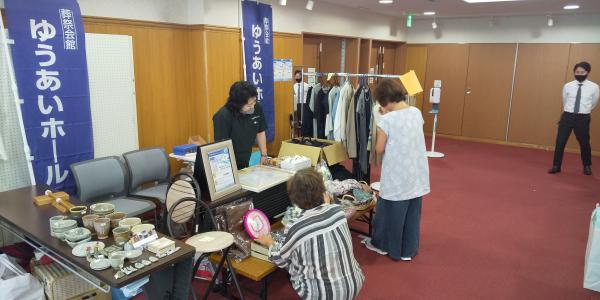 フリーマーケットに出店の画像| 葬祭会館ゆうあいホール【公式】 神戸市北区のご葬儀･お葬式のことなら